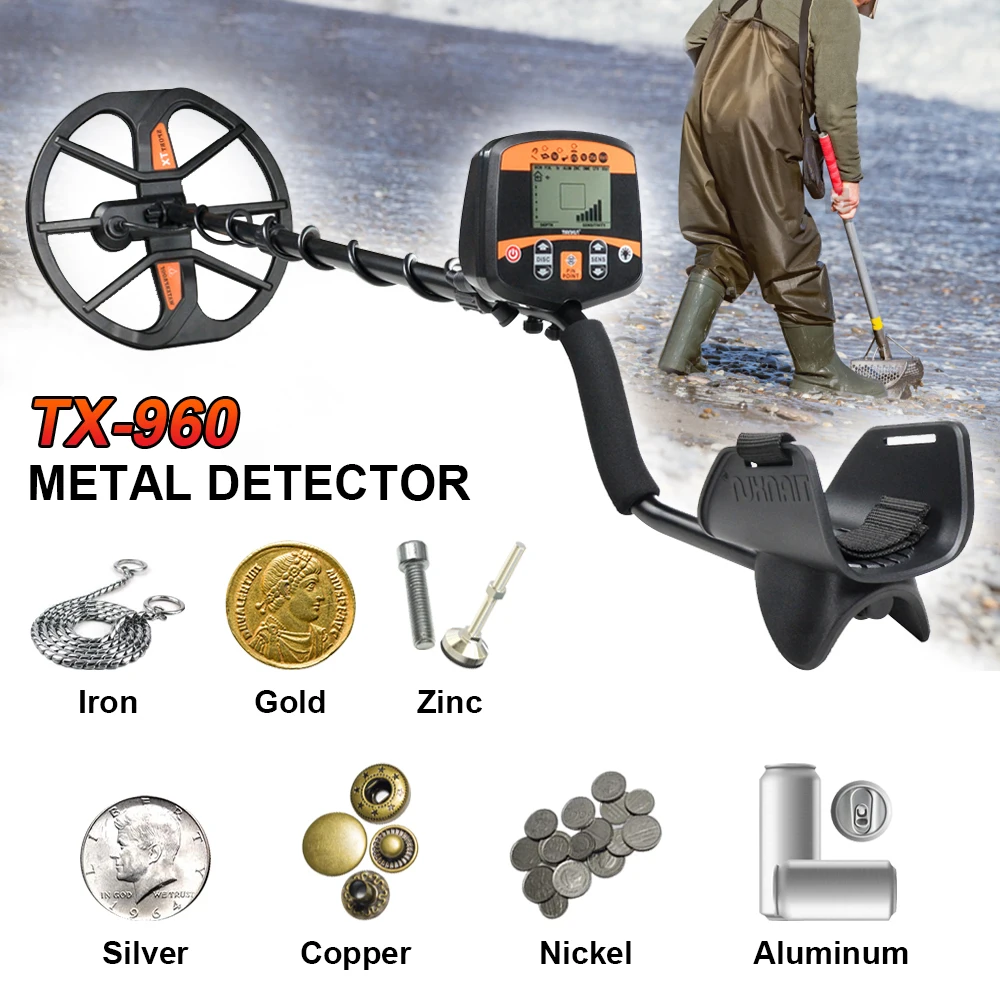 Металлоискатель TX 960 Pinpointer профессиональный подземный водонепроницаемый с