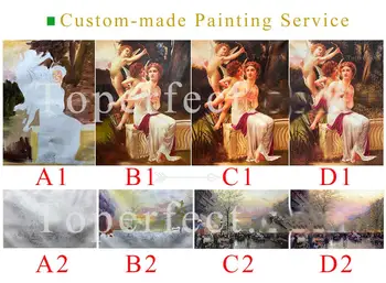 

Custom-made Painting Service - Handmade 3 Oil Paintings on Canvas