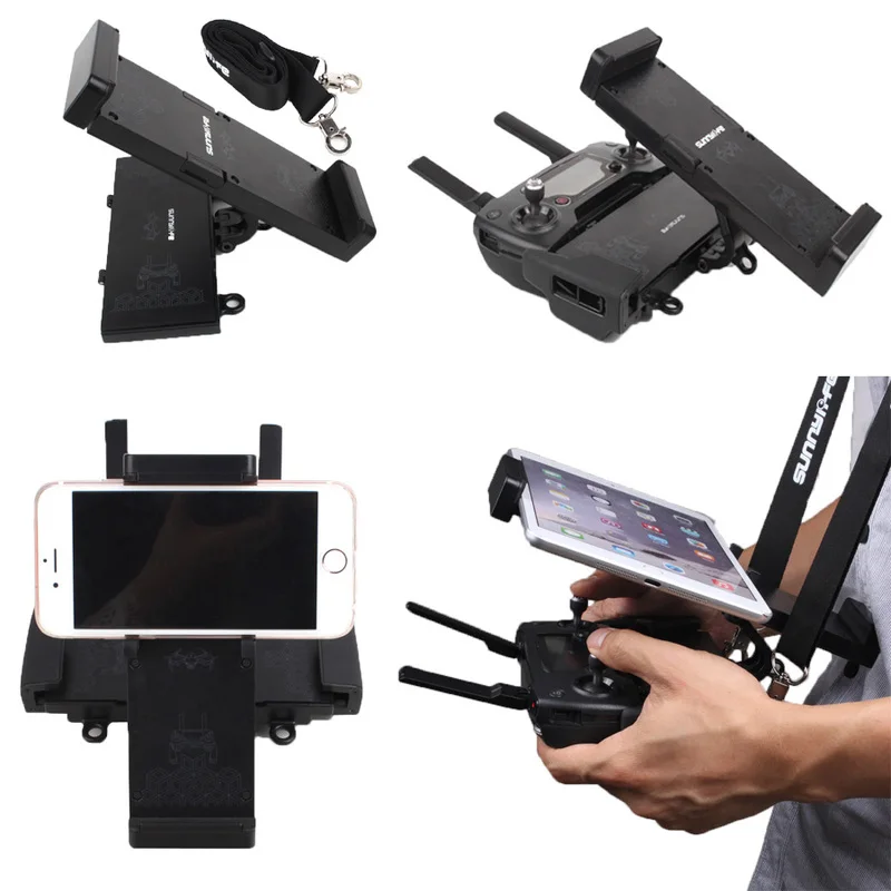 Складной расширенный держатель Подставка Кронштейн для DJI Mavic 2/Air/Spark/Mavic Pro пульт дистанционного управления Поддержка 4.7in-12.9in телефон планшет