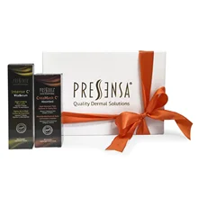 Extra VITAMIN C Facial Antiaging Pack, FACIAL ANTIARRUGAS SERUM y CreaMask C Absorbed Mascarilla absorbente de noche. con VITAMI