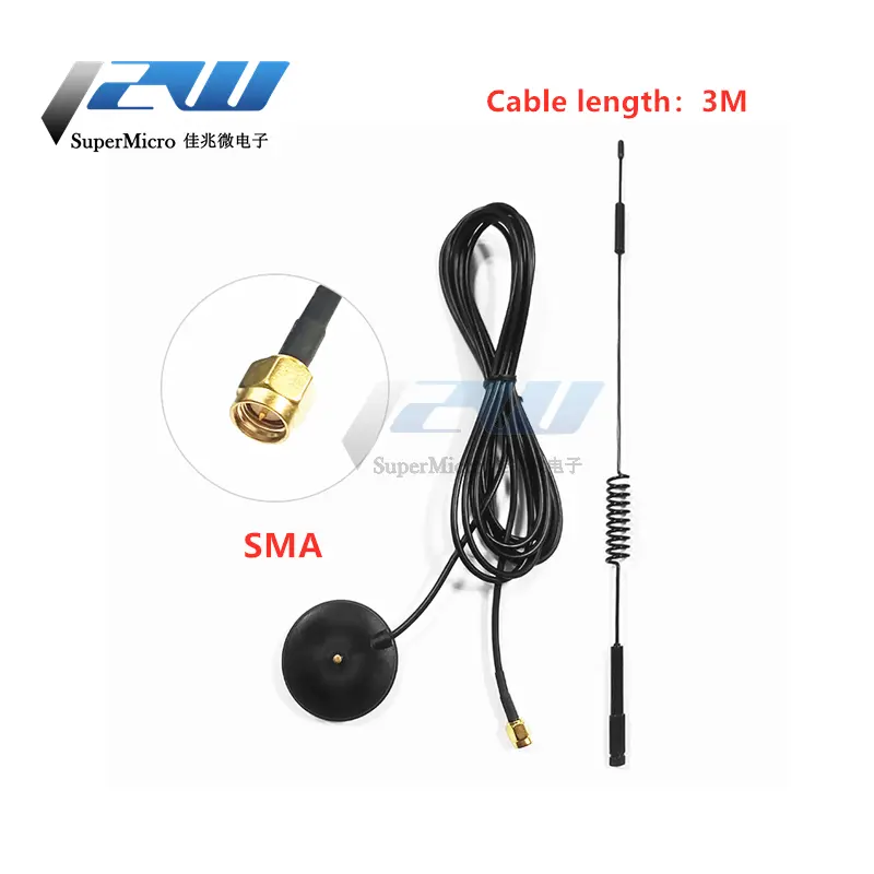 700-2700MHz 12dBi 2G 3G 4G LTE Magnetic Antenna High Gain TS9 /CRC9 /SMA-J Male Connector External GSM/GPRS Router Antenna 3M/5M - Image 4