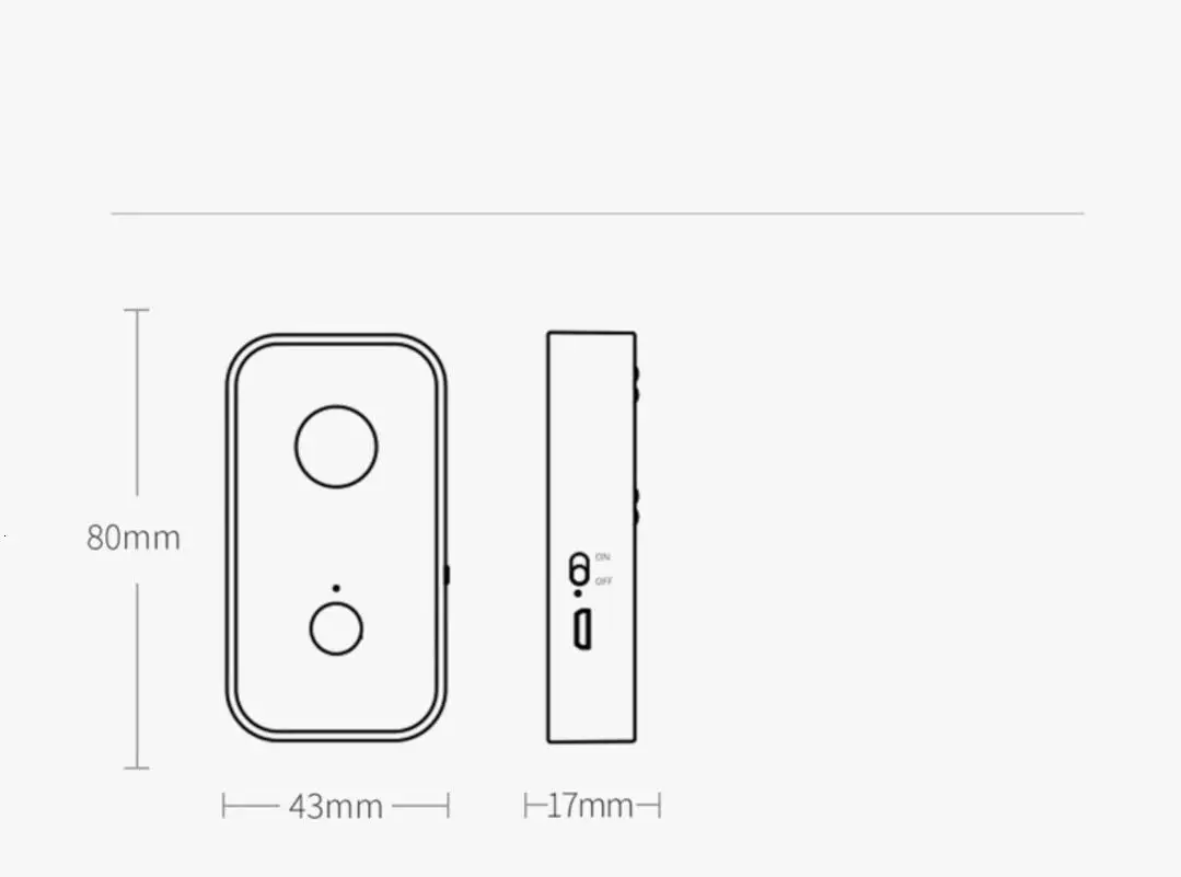 Xiaomi многофункциональный инфракрасный детектор инфракрасного сканирования вибрации индукции акустооптической сигнализации портативный Xiomi для безопасного путешествия