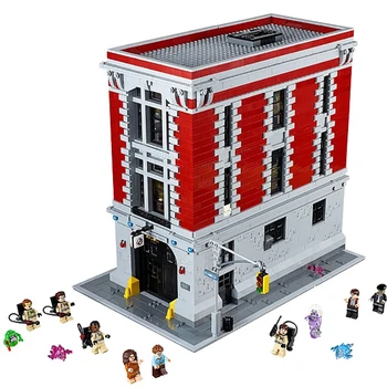 

83001 Firehouse Headquarters Compatible Ghostbusters lepinglys Building blocks bricks 75827 16001 Kids Christmas Toys Gift