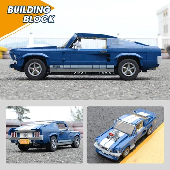 

New LepinBlocks 21047 Blue Dream Car Model Compatible Creator Expert 10265 Building Blocks Bricks Educational Toy Birthday Gift