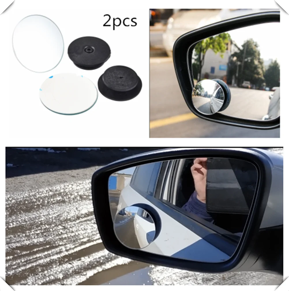 2pcs car motorcycle small round glass blind spot mirror parking assist for Renault Megane Kadjar EZ-GO Captur Arkana Zoe