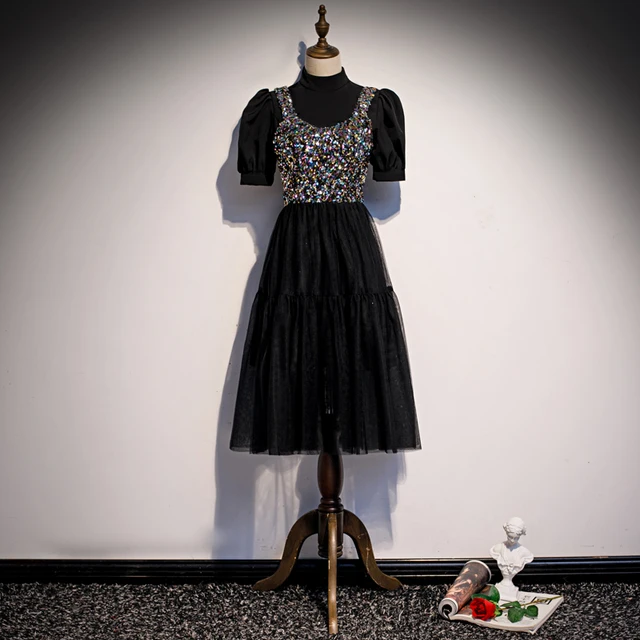 colorful cocktail dress