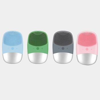 

Facial Cleansing Brush Electric Waterproof Silicone Deep Cleansing Skin Care, Face Massage Brush with USB Charging