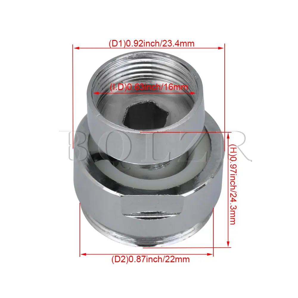 Kitchen Faucet Tap Aerator Nozzle Metal Connector 16MM/17mm/20mm Female 22MM Male