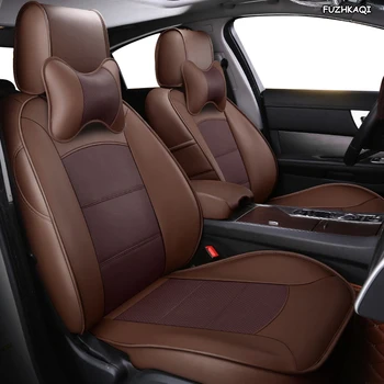 

FUZHKAQI Custom Leather car seat cover For Renault Kadjar Koleos Megane II Laguna Latitude Fluence Scenic Captur Talisman covers