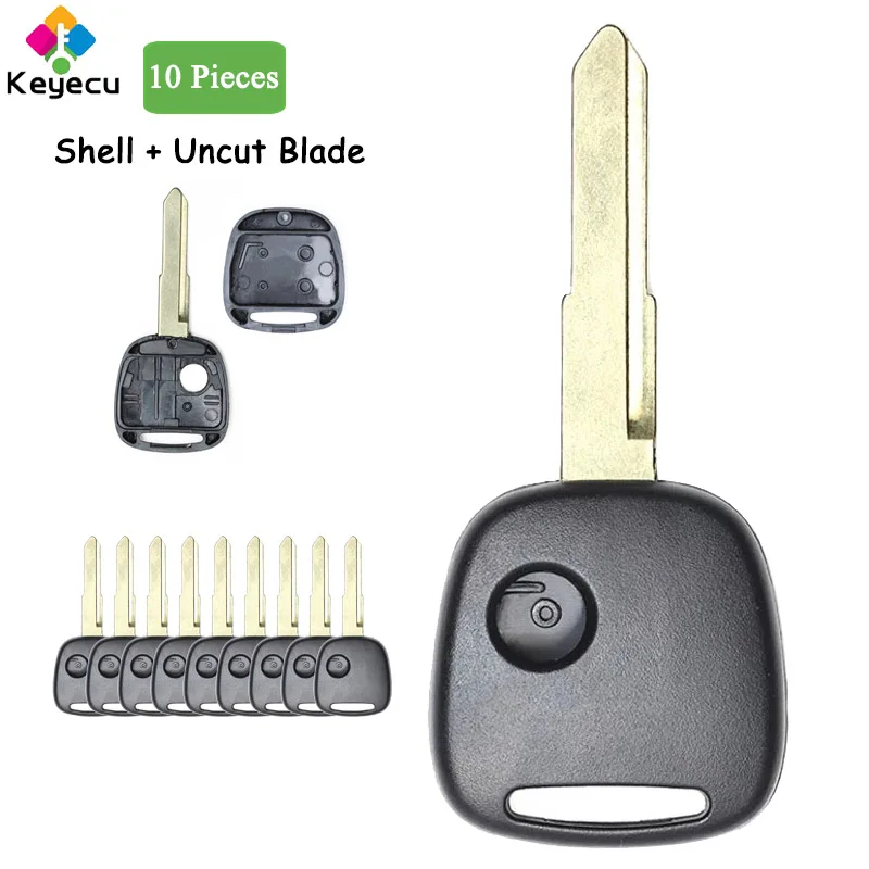 

Сменный автомобильный пульт дистанционного управления KEYECU, чехол для автомобильного ключа, чехол, корпус с HU87, необработанным лезвием, 1 кнопка, брелок для Suzuki