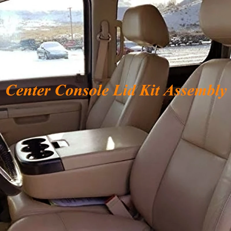 

Center Console Lid Kit with Latch Replacement for 2007-2013 Chevy Tahoe/Avalanche/2008-2014 Silverado/G mc Yukon(Xl)/Sierra 150