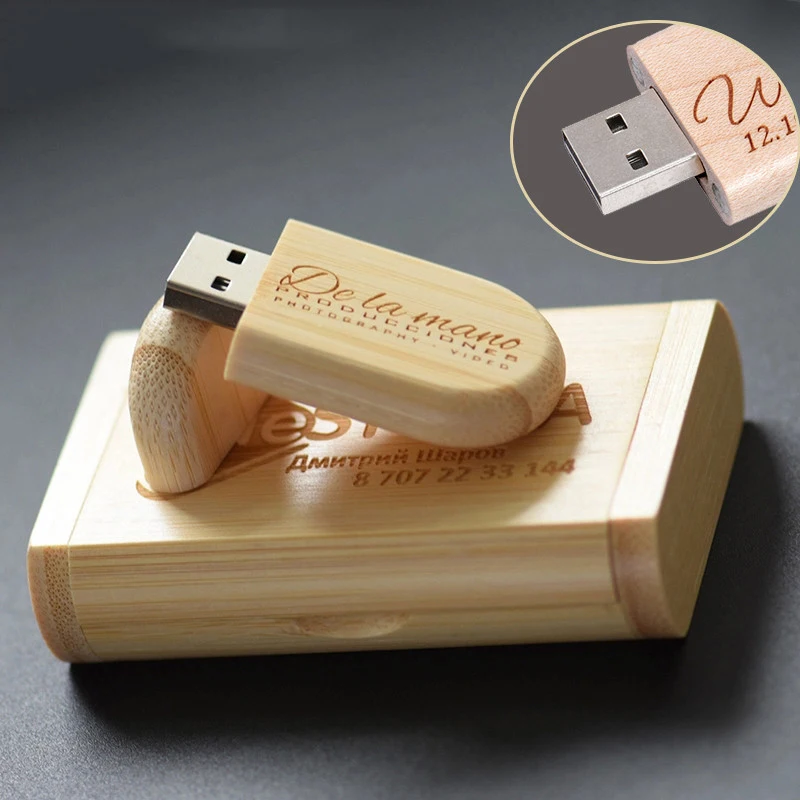 jaster logotipo custo livre caixa de madeira usb flash drive logotipo pessoal presente de casamento memory stick pendrive disco de madeira