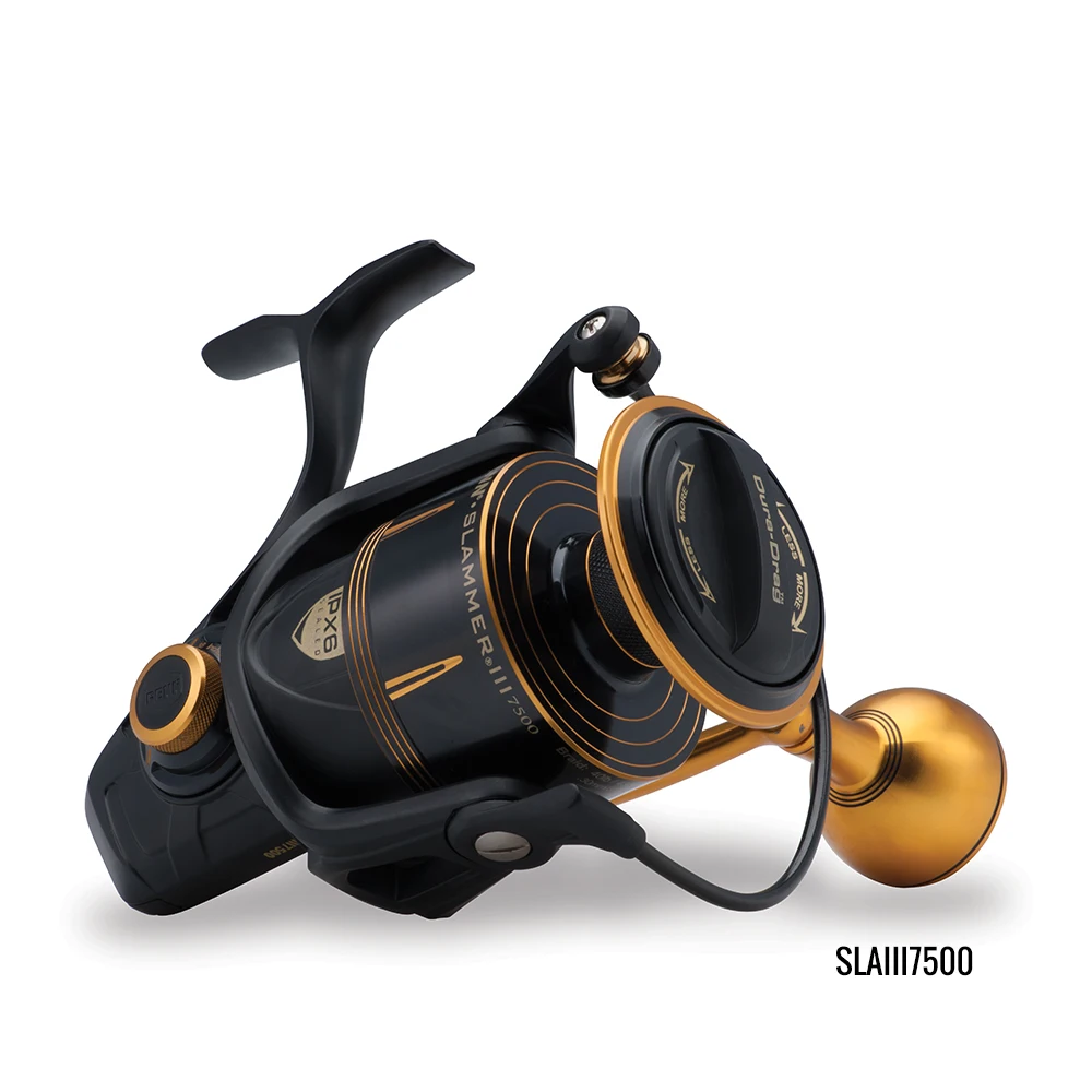 PENN SLAMMER III SLAIII 3500-10500 Boat Shore Spinning Fishing Reel Full  Metal Body 6+1BB CNC Gear IPX6 Sealed Saltwater Reels - AliExpress