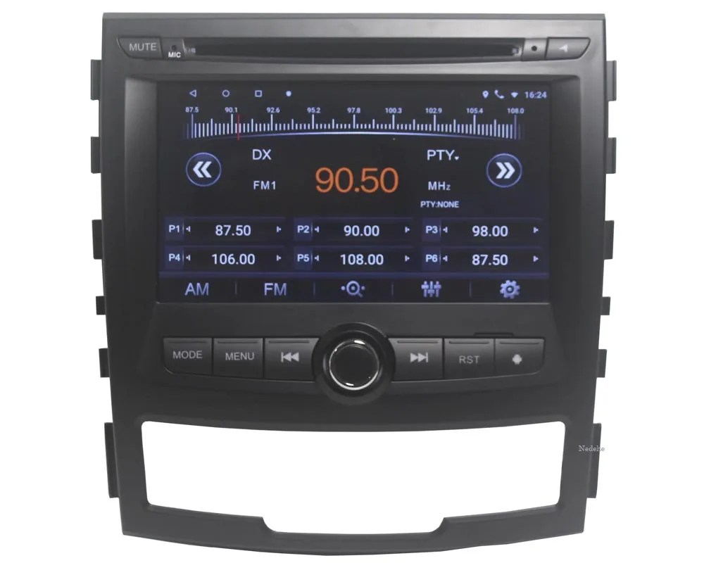 Восьмиядерный 4G 64G Android 8,1 2 DIN Автомобильный dvd-плеер для SSANGYONG KORANDO gps навигация радио мультимедиа Sterero