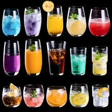 Мусс чашка вино пиво Mojito стеклянный коктейльный креативный Колин чай сок чашка Ins модная прозрачная стеклянная чашка