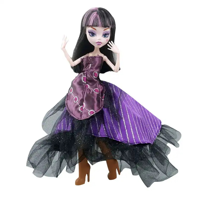 monster high doll with purple hair