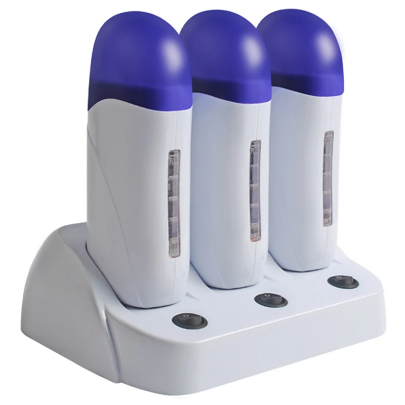 

Cartridge Wax Depilatory Roller Warmer Heater Waxing Body Hair Removal Machine Bikini Trimmer US Plug