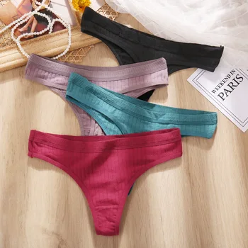 

Women Cotton Panties Female Underpants Sexy Panties for Women Briefs Underwear Plus Size Solid Color Pantys Lingerie 3PCS/Set
