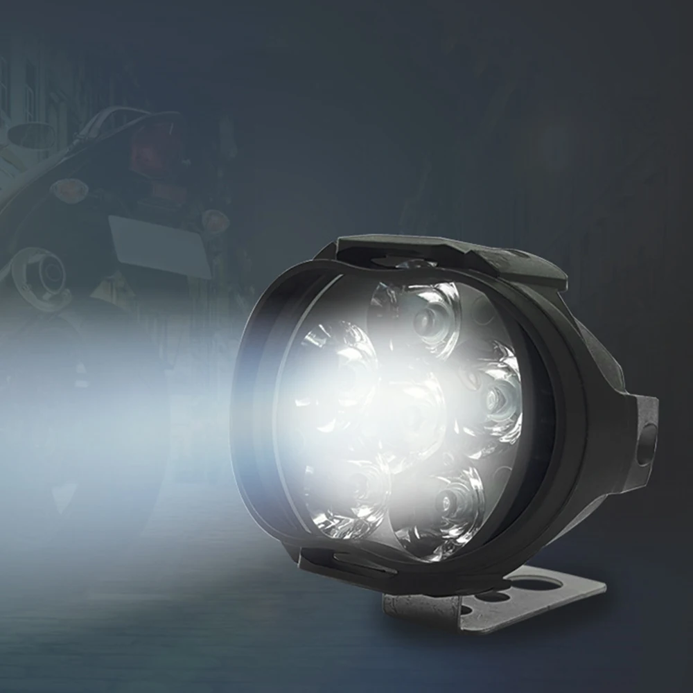 

2 Pcs Car Motorcycle Waterproof LED External Lights Fog Light Headlight Lamp New
