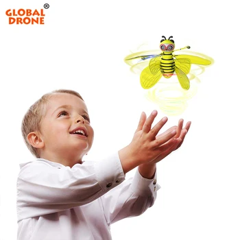 

Mini Drone Induction Bee UFO Fairy Aircraft for Kids Dropship RC Helicopter Quadrocopter Fly Ball Toys for Boys Girls Juguetes