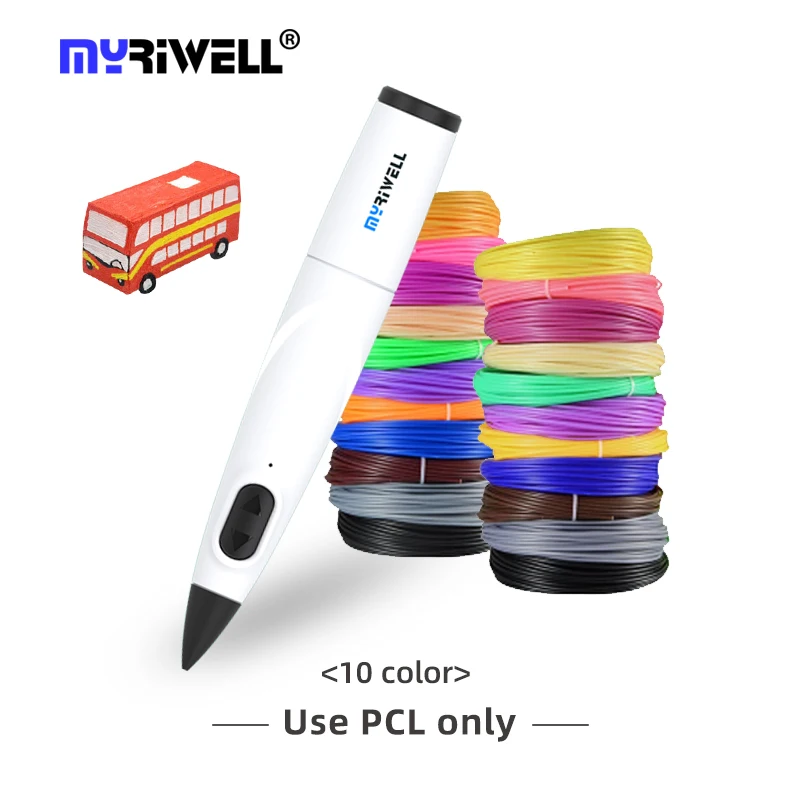 2021 NEW UPGRADE Myriwell 3D Pen DIY 3D Printer Pen Drawing Pens 3d  Printing Best for Kids With ABS Filament 1.75mm Christmas Birthday Gift