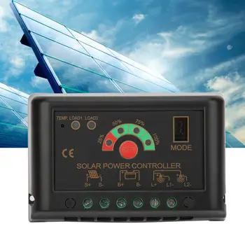 

JN-S 12/24V PWM Solar Power Controller Adjustable Power Battery Charger Regulator