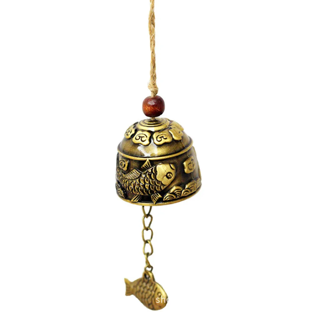 New Arrival Wind Chimes Chinese Dragon Fish Feng Shui Bell Blessing