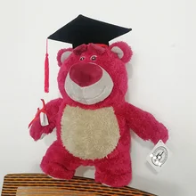 1 шт. 35 см 13,7 ''Оригинальная история игрушек Lotso Huggin Медведь Выпускной Плюшевые игрушки Мягкие животные куклы для детей Детский подарок