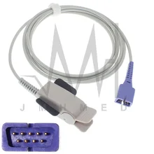 2pcs/box 3m Adult Finger Clip Oximetry Probe Cable Compatible with DB9 DS100A Oximax Spo2 Sensor of Nellcor Monitor