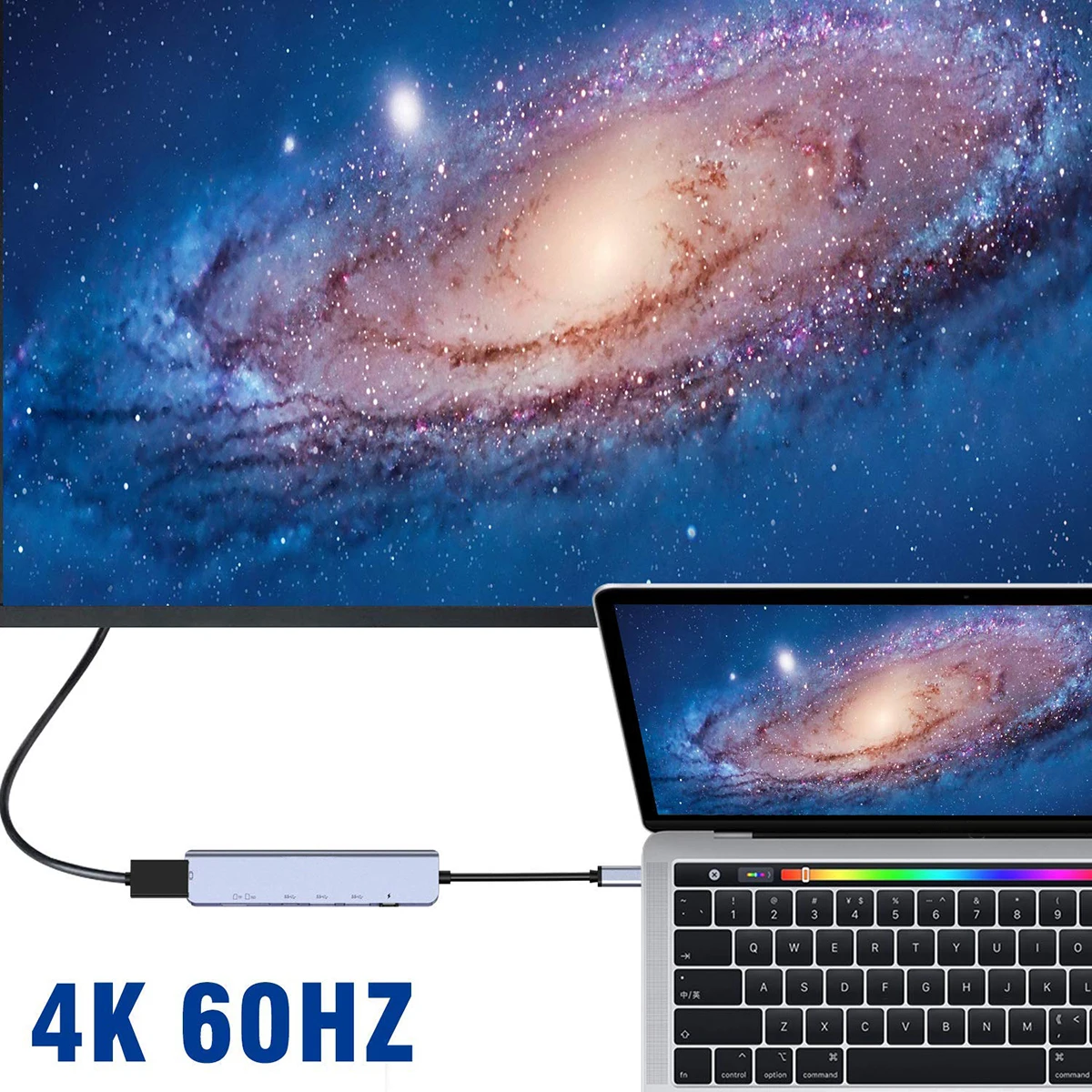 SOONHUA type-C к HDMI USB3.0 PD зарядный концентратор кардридер многопортовый адаптер USB-C хабы 7в1 usb-хаб