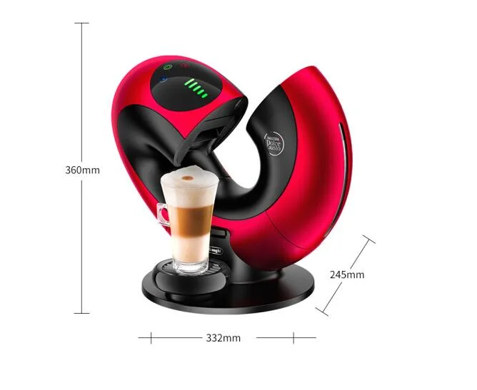 Dispensador capsulas de cafe Coffebox rojo metalizado — Bricowork