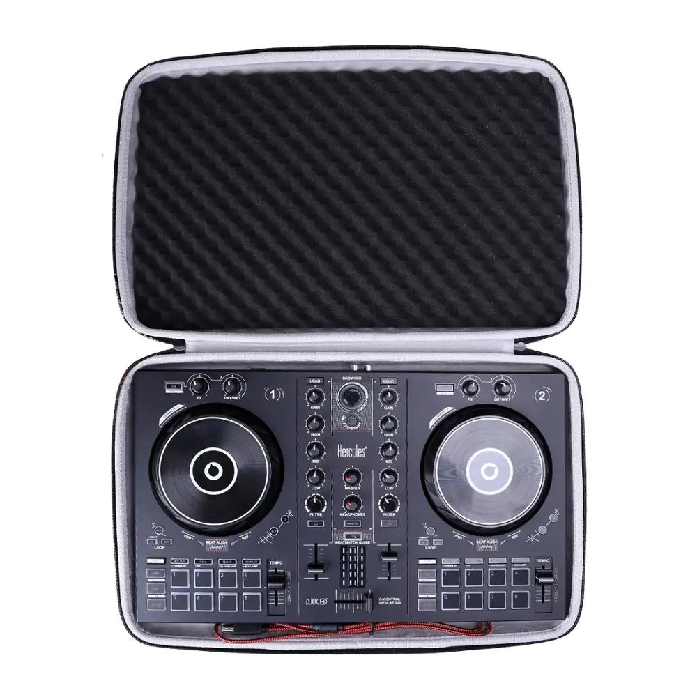 Rígido de Eva Ltgem para Hercules Usb de 2 Estojo Djcontrol Inpulse Controlador Canais 300 - Image 3