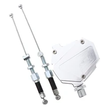 CNC трюк сцепления Pull кабель сменный рычаг Легкая система Универсальный подходит для мотоциклов Мотокросс Мотоцикл, серебро