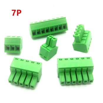 

20pcs/Set Pitch 3.81mm Welding-free Plug-in Pluggable Terminal Block Kit