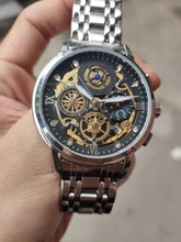 Reloj deportivo de lujo para hombre, cronógrafo de cuarzo, de acero inoxidable, marca superior, a la moda, resistente al agua, nuevo, 2021