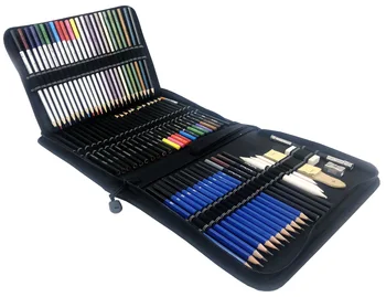

71Pcs Drawing Sketch Pencils Charcoal/Graphite/Watercolor/Metallic/Colored Pencil for Sketch Painting Coloring Professional Set