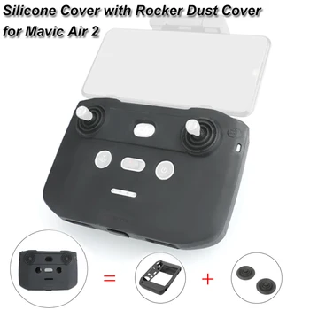 

Upgraded Silicone Cover with Rocker Dust Cover for Mavic Air 2 Remote Controller Protective Case for MAVIC Air 2 Remote Control
