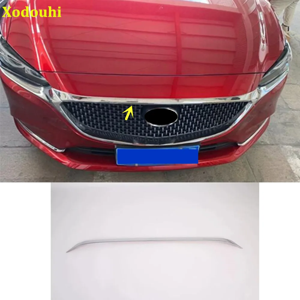 Для Mazda 6 Mazda6 Atenza 2019 2020 Хромированная передняя решетка радиатора автомобиля