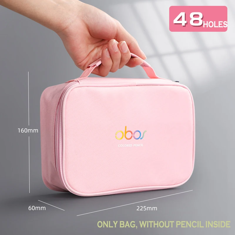 96 192 Slot Large Capacity Pencil Bag Case Organizer Cosmetic Bag For  Colored Pencil Watercolor Pen Markers Gel Pens Great Gifts - Pencil Bags -  AliExpress