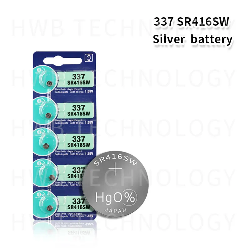 2х Новый долговечный 337 SR416SW 623 D337 V337 SP337 часы батарейка кнопка монета сделано в
