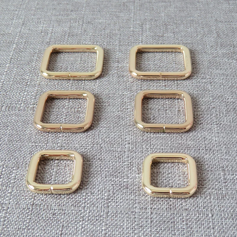 

100pcs/Lot wholesale metal Adjusters belt ring for bag handbag straps clasp pet dog leash rope garment sewing DIY accessory