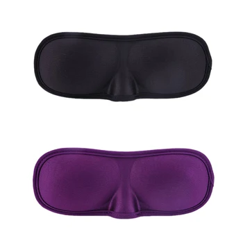 

2Pcs/Set Adjustable 3D Ultra-Soft Breathable Fabric Eyeshade Sleeping Eye Mask Portable Travel Sleep Rest Aid Eye Mask Cover Eye