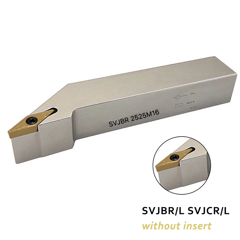 SVJBR SVJBL SVJCR SVJCL 1212 1616 2525 держатель внешнего токарного инструмента токарный станок с ЧПУ Резак для токарных вставок VC* 1103 VC* 1604