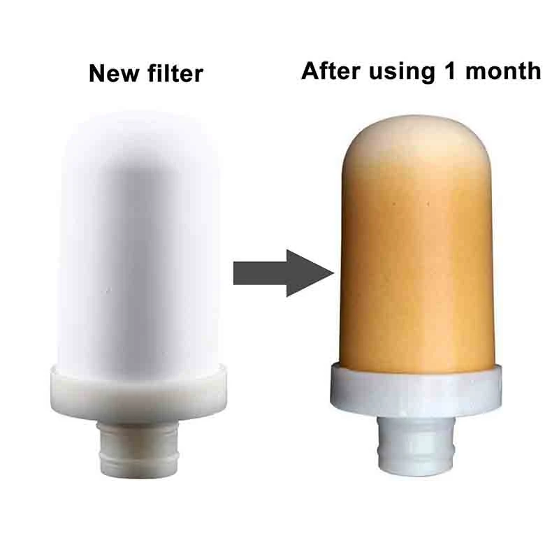 Replacement Filter Cartridges for Tap Water Filter, Faucet Water Filter Ceramic Replacement Cartridge Remove Lead, Flouride, Chl