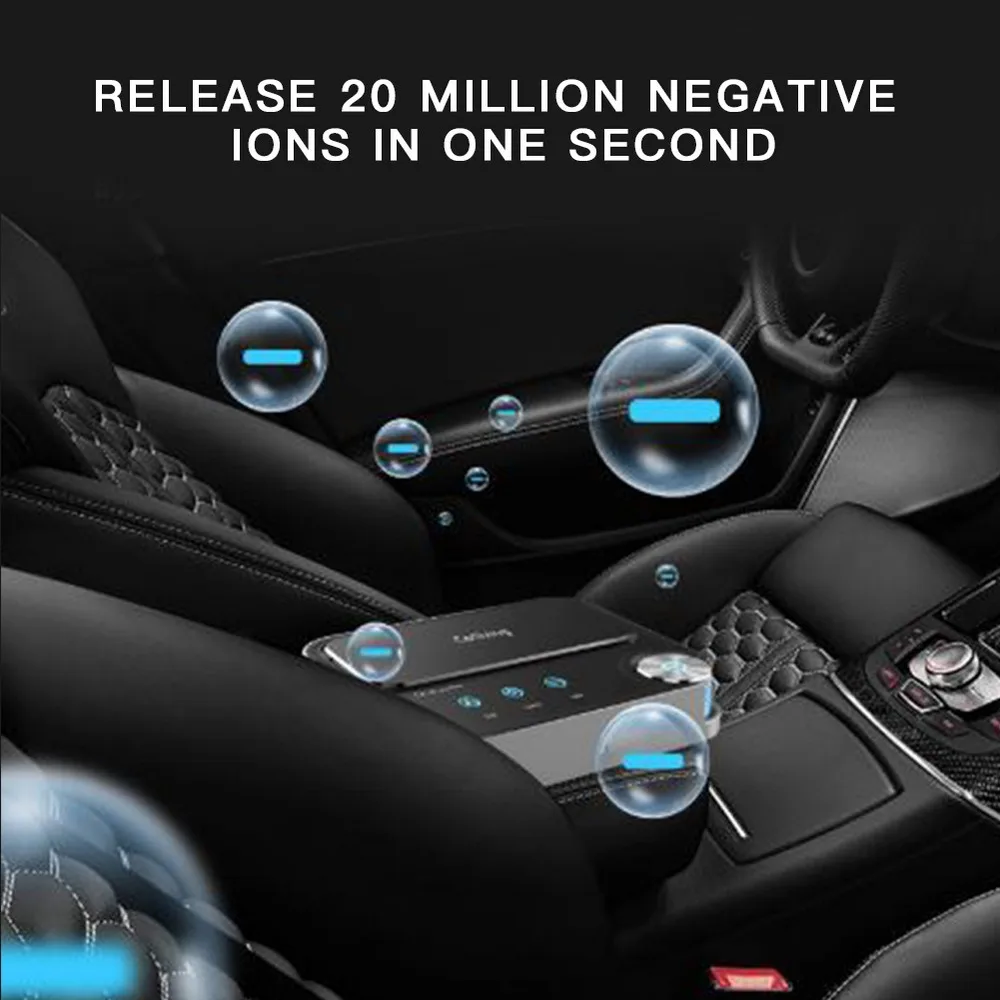 Автомобильный очиститель воздуха HEPA 20 миллионов отрицательных ионов освежитель