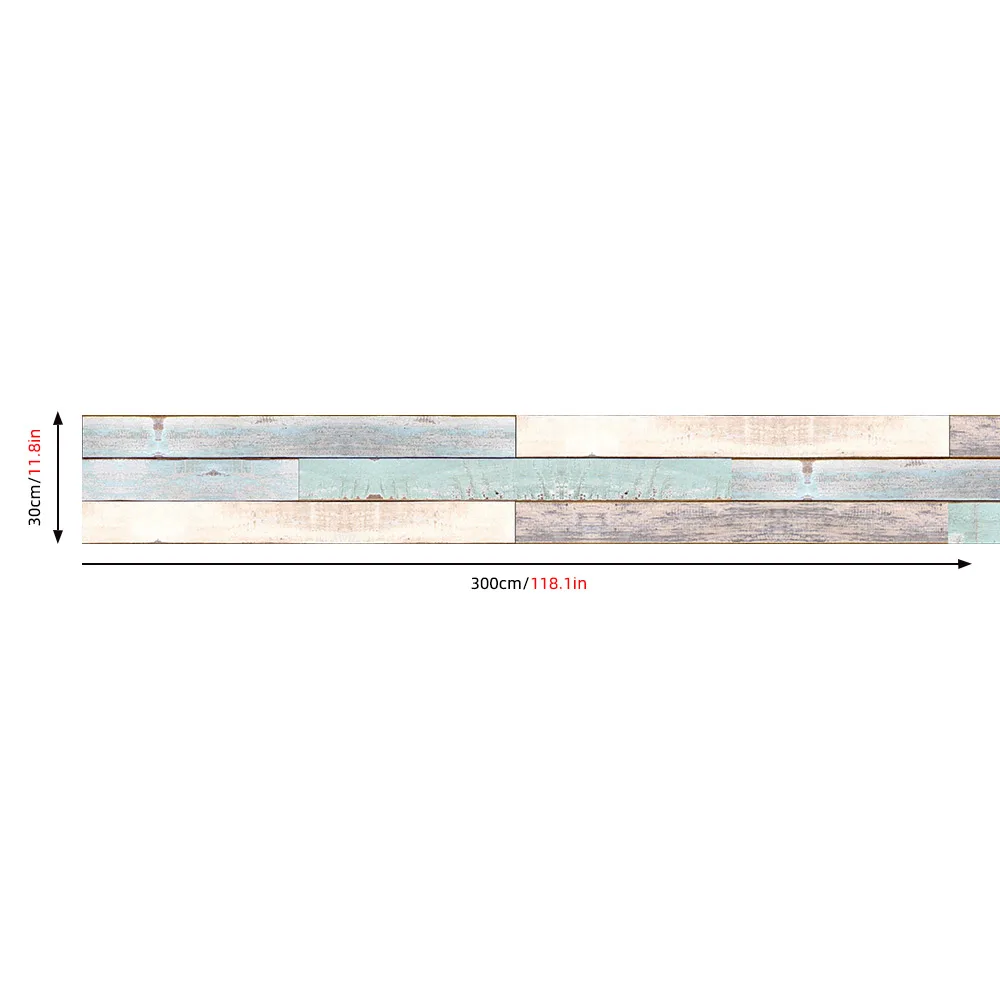 Новинка, 30*300 см, 3D самоклеющиеся наклейки на пол, доска, s имитация деревянного пола, наклейка на стену, плакат, аксессуары для украшения дома 5 - Цвет: 2
