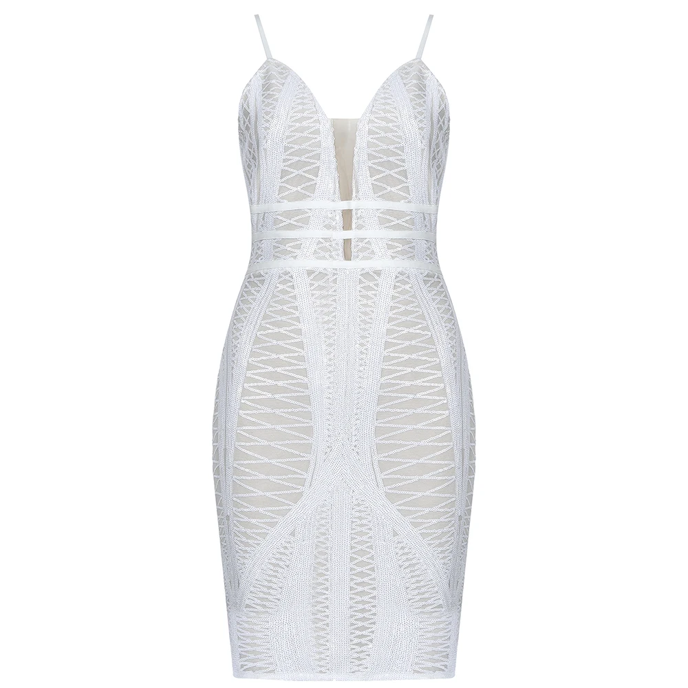 Сексуальное Бандажное платье для женщин новинка 2020 облегающее мини-платье