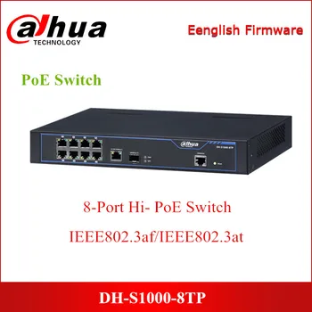 

Dahua PoE Switches DH-S1000-8TP 8-Port Hi- PoE Switch Support IEEE802.3af, IEEE802.3at standard for Security CCTV IP System