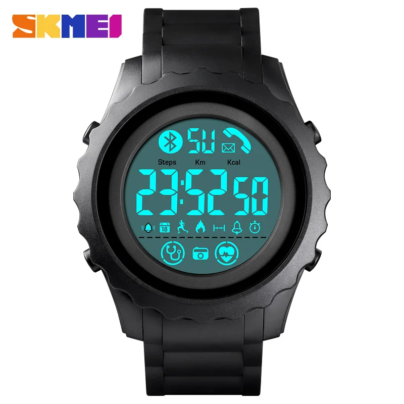 Skmei 1626 Men's Smart Digital Watch Creative Fashion Watch 30m Waterproof  Bluetooth Watch Montre Homme 1626 - Digital Wristwatches - AliExpress