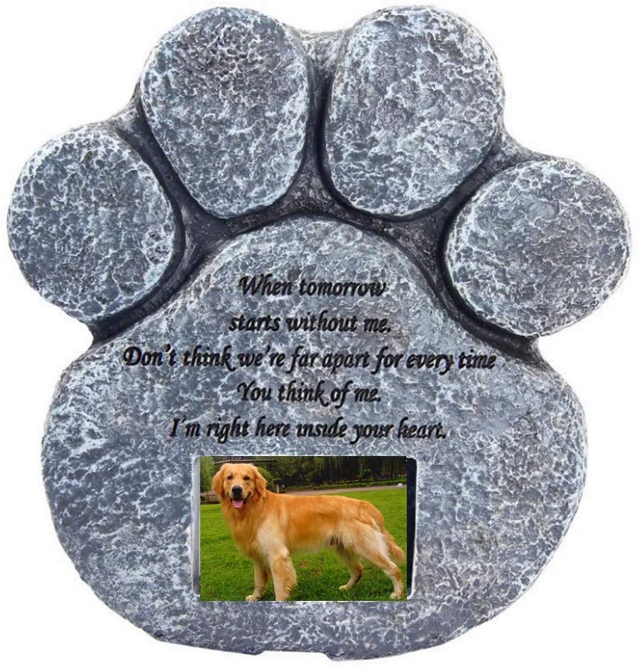 golden retriever memorial stone